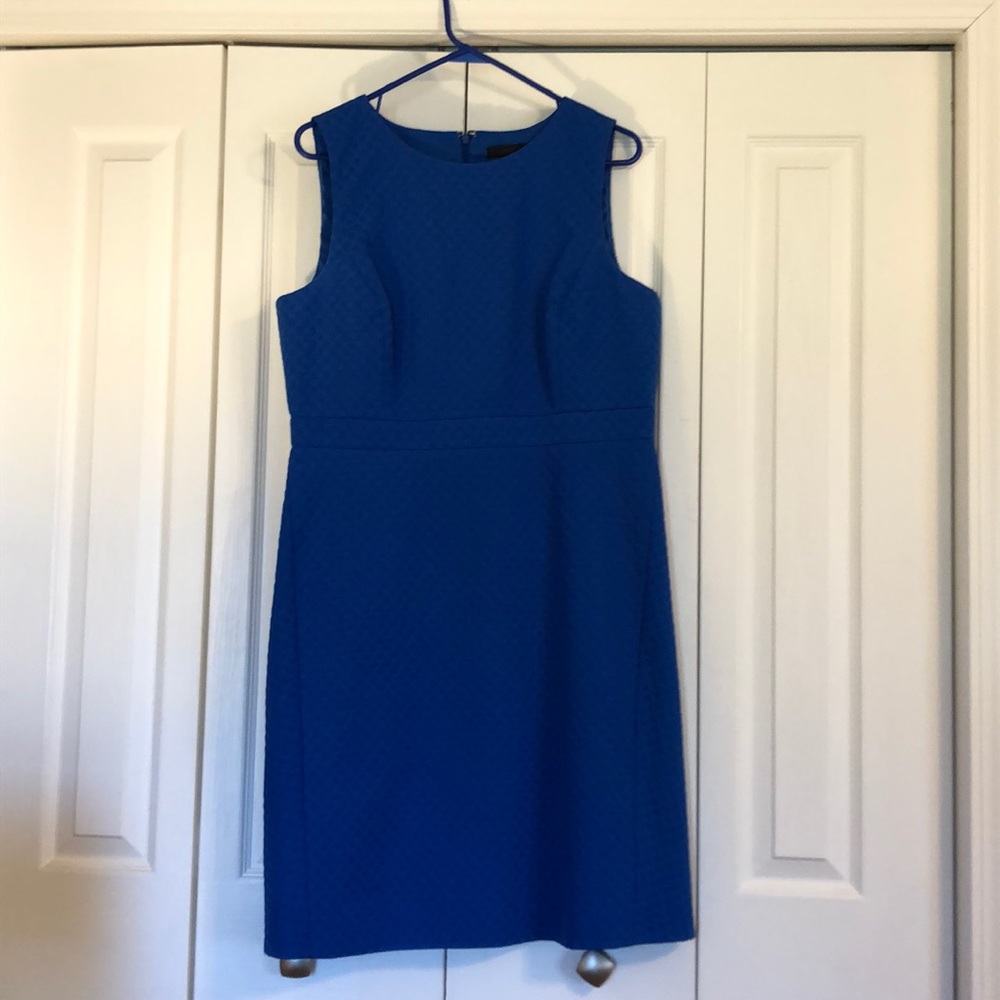 J. Crew Sleeveless Blue Dress